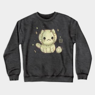 Cactus Cat Crewneck Sweatshirt